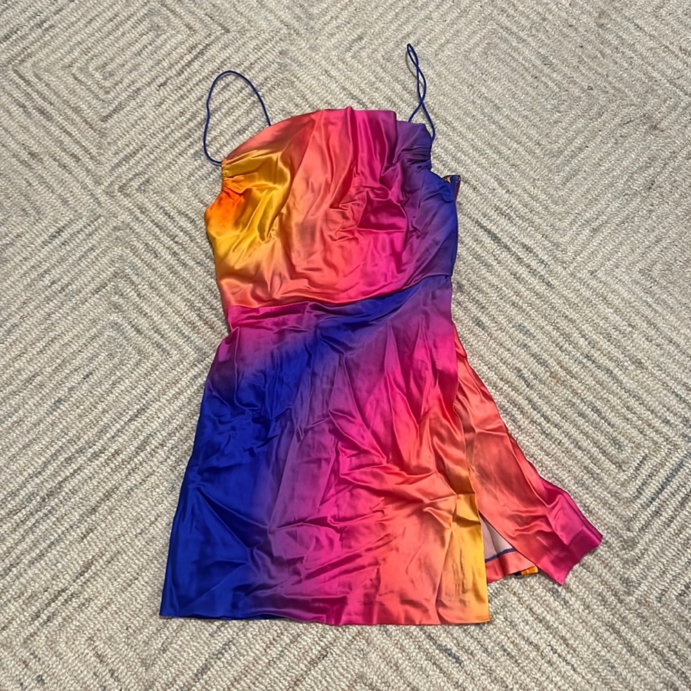 Retrofete TieDye Slit Dress